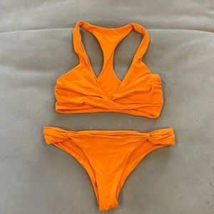 L*Space Orange Razorback Bikini